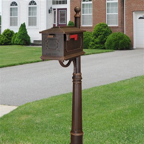 decorative metal post boxes|steel mailbox post residential.